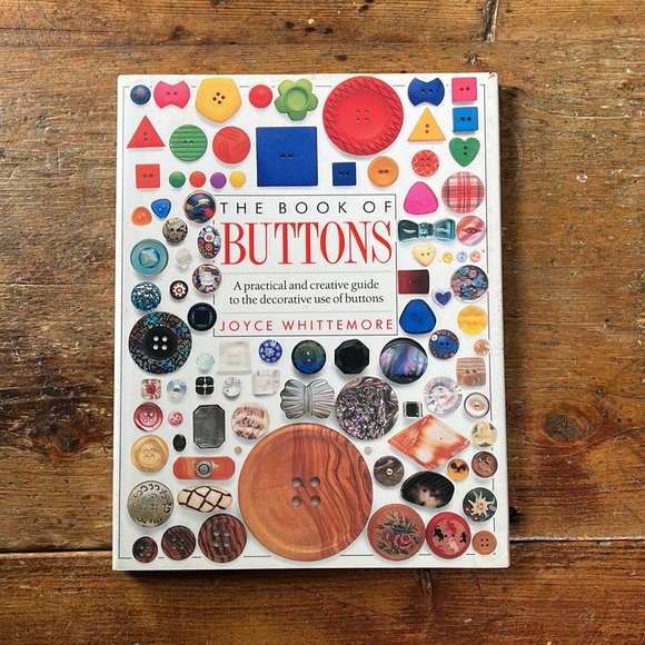 Vintage Other The Book Of Buttons Hardcover By Joyce Whittemore